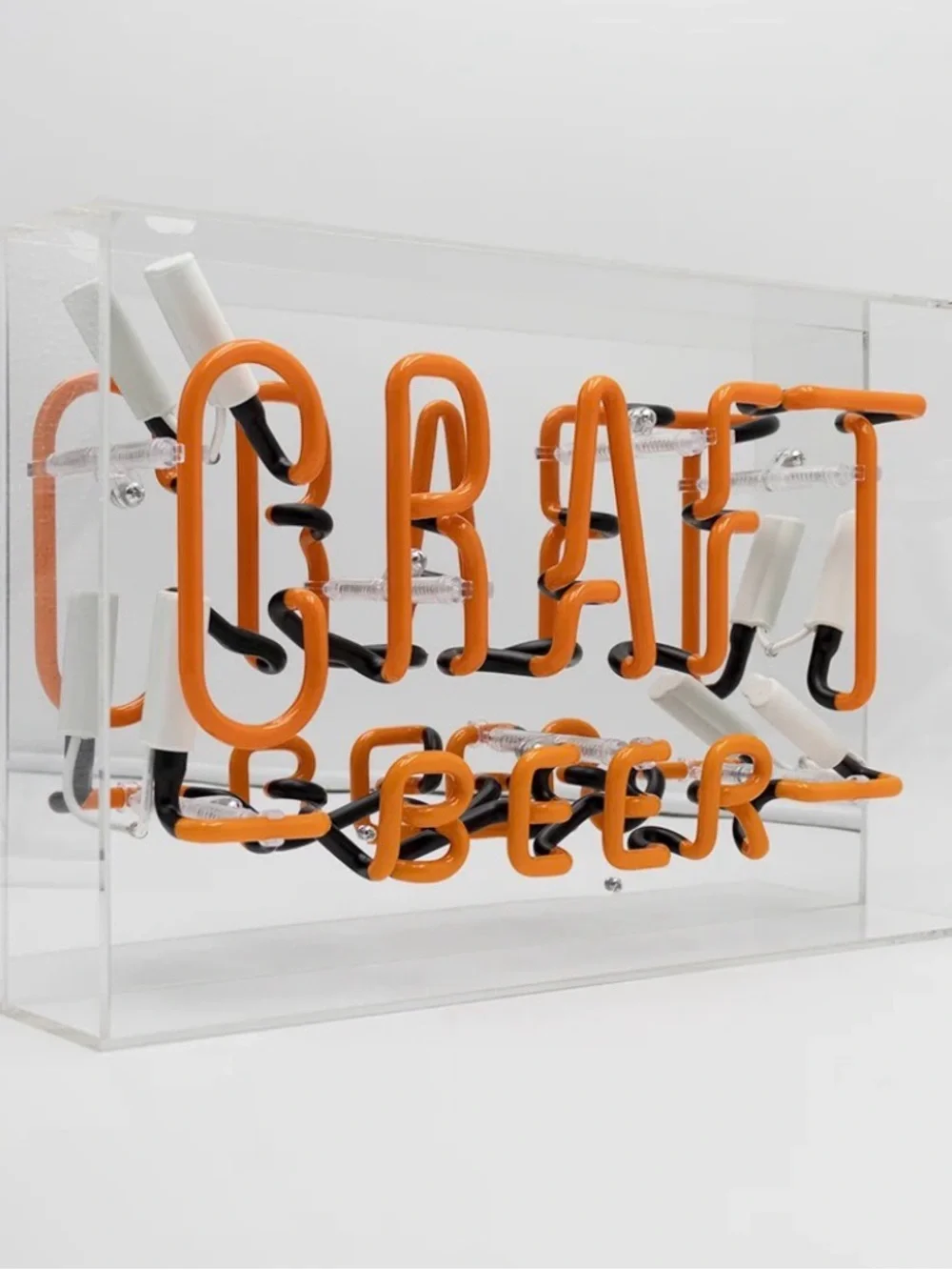 LOCOMOCEAN | CRAFT BEER GLASS NEON BOX 🍺🧡✨